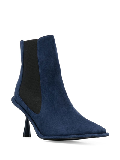 Pierre Hardy Elasticated Side-panel 90mm Boots In Blau