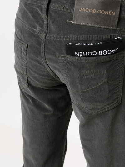 Shop Jacob Cohen Stonewash Mid-rise Skinny Jeans In Grau