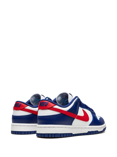 Shop Nike Dunk Low "usa" Sneakers In White