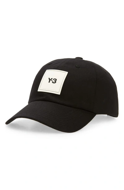 Shop Y-3 Logo Patch Logo Cap In Black