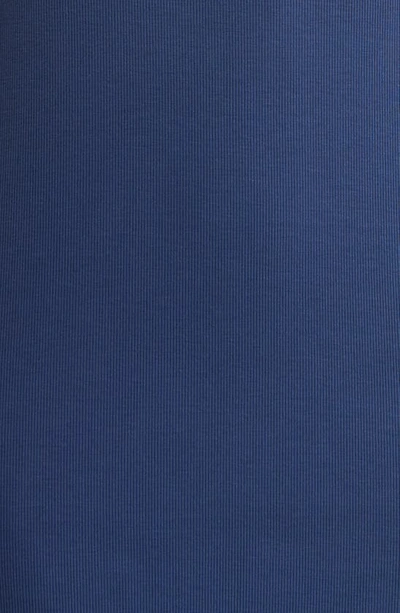 Cozy Earth Rib Knit Nightgown In Navy