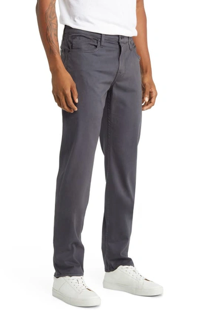 7 For All Mankind Slimmy Slim Fit Clean Pocket Performance Jeans In Gunmetal