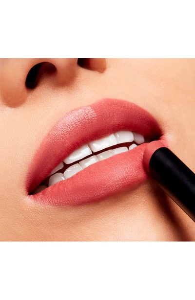 Mac Cosmetics Powder Kiss Velvet Blur Slim Lipstick In Brickthrough