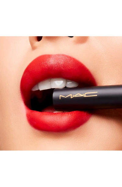 Mac Cosmetics Powder Kiss Velvet Blur Slim Lipstick In Devoted To Danger