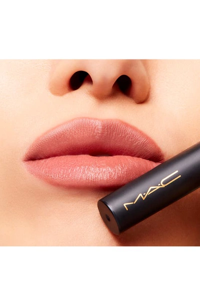 Shop Mac Cosmetics Powder Kiss Velvet Blur Slim Moisturizing Matte Lipstick In Over The Taupe