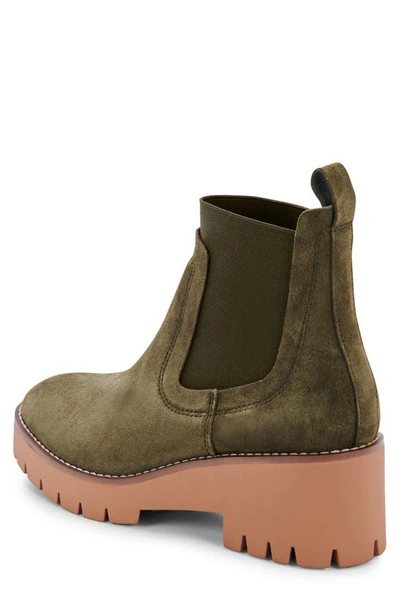 Blondo Dyme Waterproof Chelsea Boot In Olive