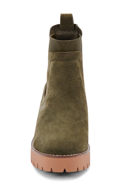 Blondo Dyme Waterproof Chelsea Boot In Olive