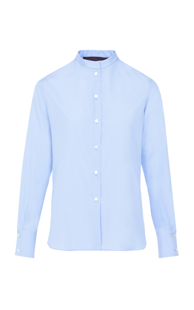 Shop Martin Grant Women's Classic Cotton Shirt In Blue