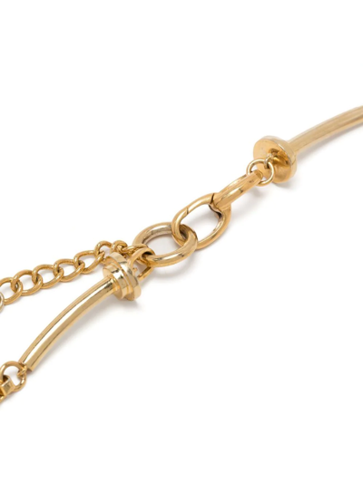 Vann Jewelry Small Heart Pendant Two-tone Necklace In Gold