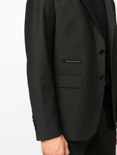 Shop Philipp Plein Single-breasted Two-piece Suit In Black