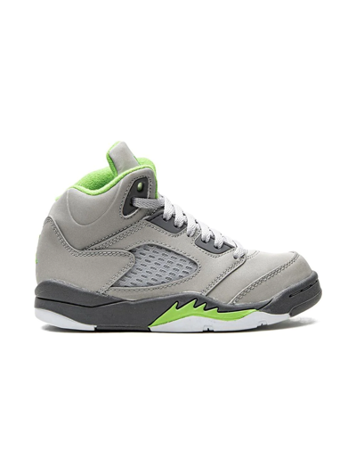 Shop Jordan Air  5 Retro "green Bean" Sneakers In Grey