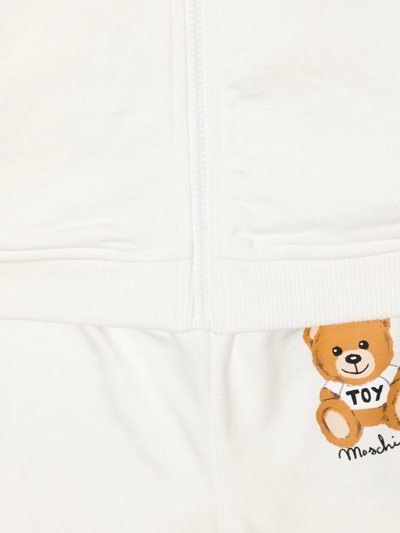 Shop Moschino Teddy Bear-print Tracksuit Set In White