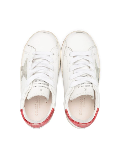 Shop Golden Goose Superstar Low-top Sneakers In White