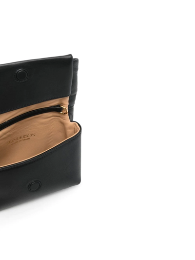 Jw Anderson Mini Twister Crossbody Bag In Black