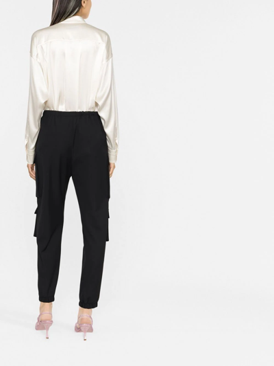 Shop Tom Ford Pointed-collar Long-sleeved Shirt In White