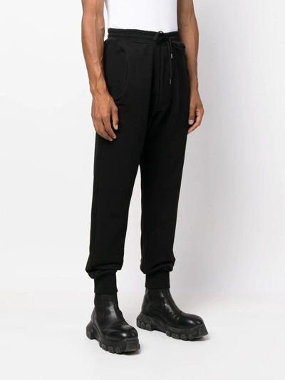 Shop Vivienne Westwood Orb-embroidered Track Pants In Black
