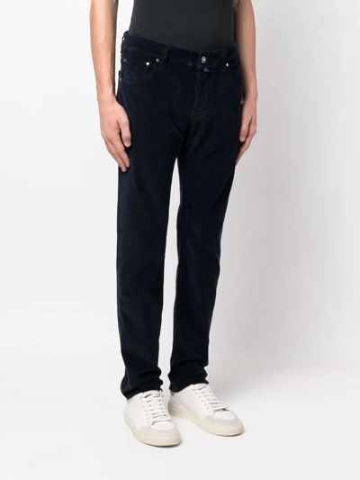 Shop Jacob Cohen Mid-rise Skinny Jeans In Blue