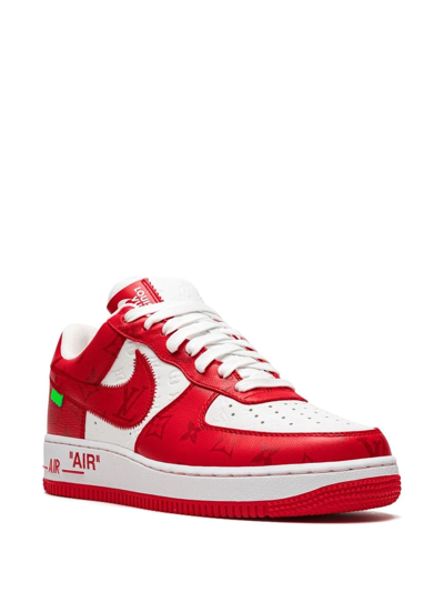 Shop Nike X Louis Vuitton Air Force 1 Low "virgil Abloh In Red