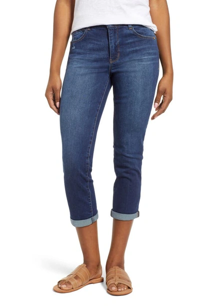Shop Wit & Wisdom Luxe Touch High Waist Crop Skinny Jeans In Blue