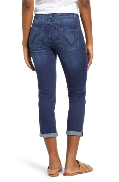 Shop Wit & Wisdom Luxe Touch High Waist Crop Skinny Jeans In Blue