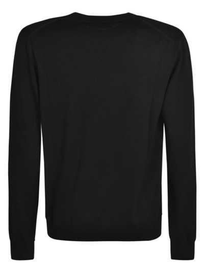 Shop Dolce & Gabbana Logo Print Sweater In Black