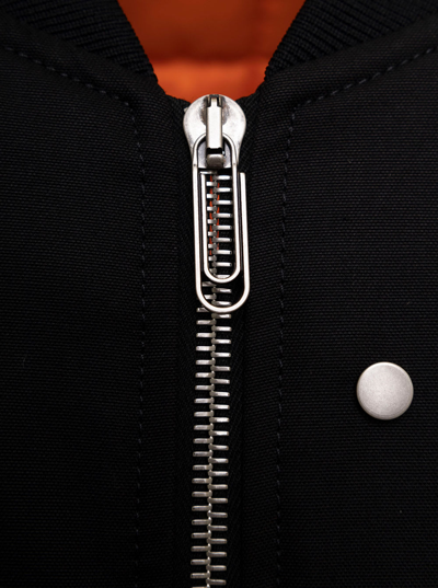 Off-white Diagonal Tab Bomber Jacket In White/black