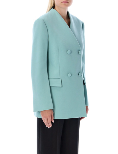 Shop Jil Sander Tailored Blazer In Verdgris