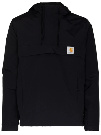 Shop Carhartt Nimbus Hooded Sweatshirt In Black