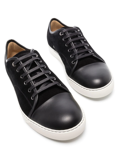 Shop Lanvin Dbb1 Low-top Sneakers In Black