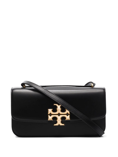 Tory Burch Women's Black Leather Eleanor Convertible Shoulder Handbag:  Handbags