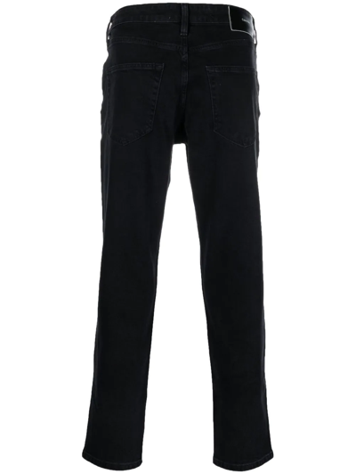 Shop Calvin Klein Slim-cut Leg Jeans In Black