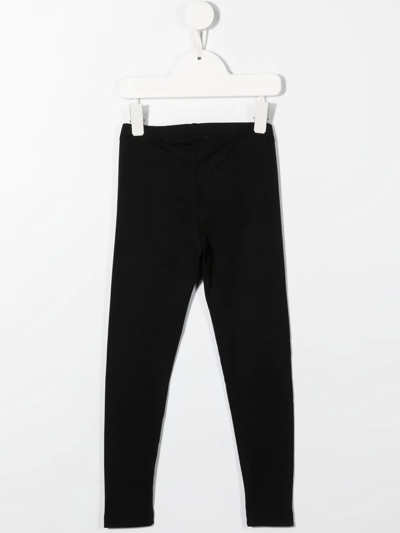 Shop Off-white Off -rounded Stretch Leggings In Black