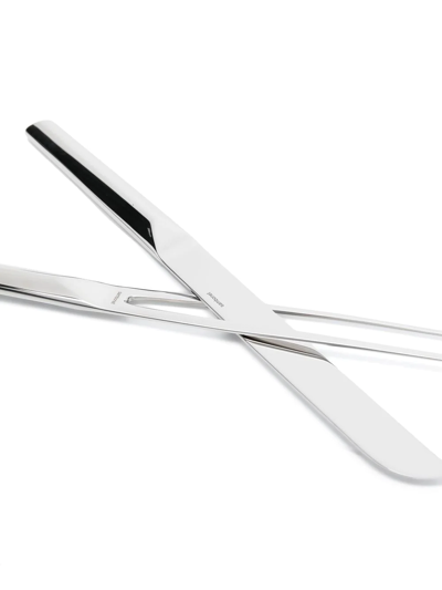 Sambonet Roastbeef Fork-knife Set In Silver
