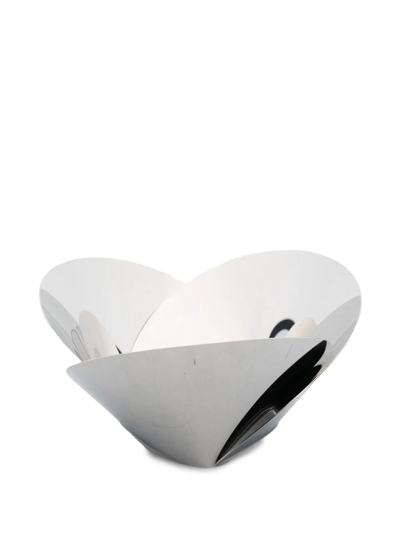 Alessi Harmonic 22cm Basket In Silver