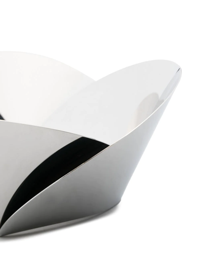 Alessi Harmonic 22cm Basket In Silver