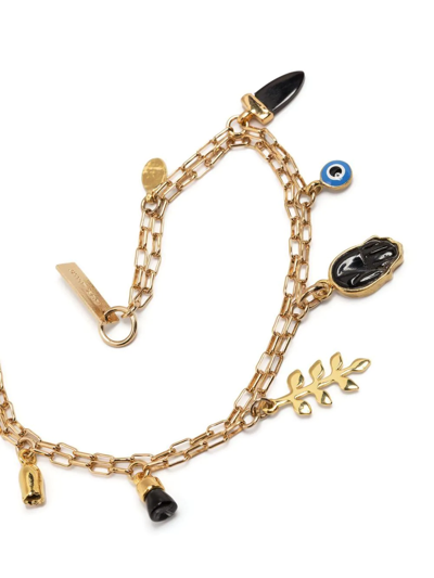 Shop Isabel Marant Lucky Charm Bracelet In Gold