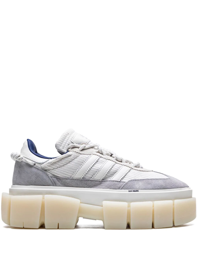 Adidas Originals X Ivy Park Super Sleek Chunky Trainers In White | ModeSens