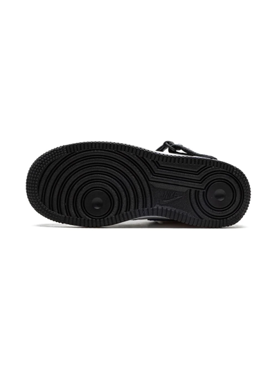 Shop Nike X Stussy Air Force 1 Mid Sneakers In Black