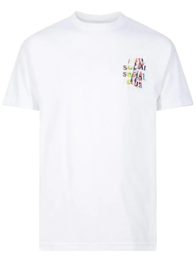 Shop Anti Social Social Club Madness Short-sleeve T-shirt In White