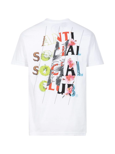 Shop Anti Social Social Club Madness Short-sleeve T-shirt In White