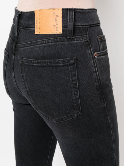 Shop Haikure Light-wash Skinny Jeans In Black