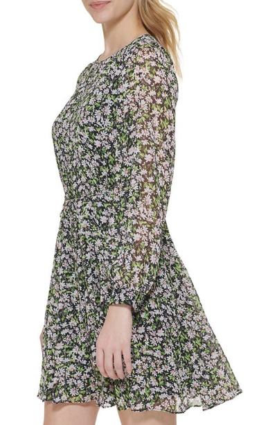 Shop Tommy Hilfiger Floral Print Dress In Bal Pnk ml