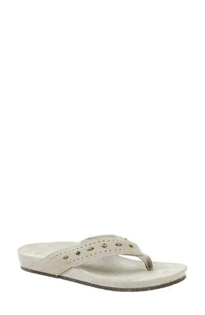 Revitalign Kena Stud Orthotic Flip Flop In Sand