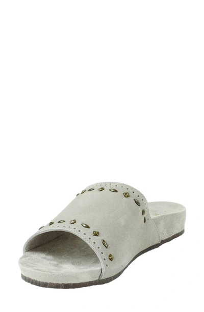 Revitalign Sofia Stud Orthotic Slide Sandal In Sand