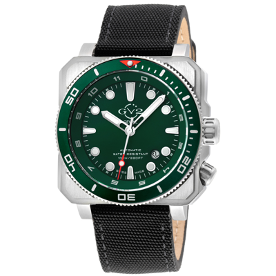 Shop Gv2 By Gevril Xo Submarine Automatic Green Dial Mens Watch 4540 In Black / Green