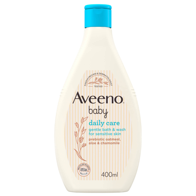 Shop Aveeno Baby Daily Care Gentle Bath And Wash 400ml