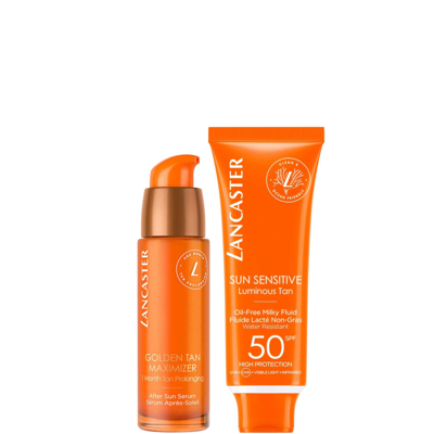 Shop Lancaster Protect And Tan Face Icons Spf50 Bundle