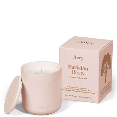 Aery Fernweh Candle - Parisian Rose In Pink