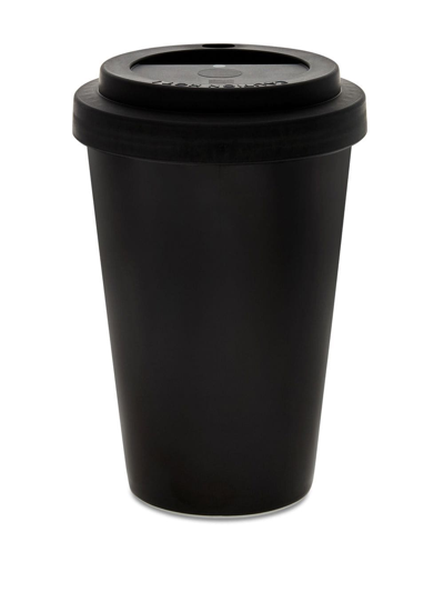 Shop Balenciaga Cities Paris Coffee Cup In Black