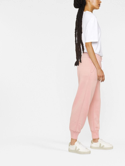 Shop Polo Ralph Lauren Drawstring-waist Cotton-blend Track Pants In Rosa